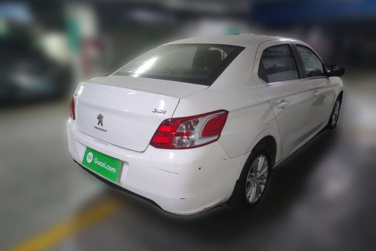 Used Peugeot 301 2014 1.6L Automatic Comfort Edition Rear Right 45 Deg