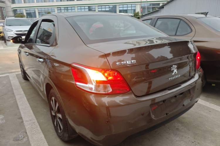 Used Peugeot 301 2014 1.6L Automatic Comfort Edition Rear Left 45 Deg