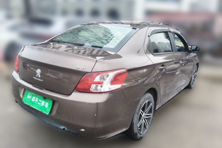 Used Peugeot 301 2014 1.6L Manual Comfort Edition Rear Right 45 Deg