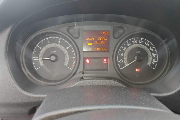 Used Peugeot 301 2016 1.6L Manual Comfort Edition Odometer Close Up