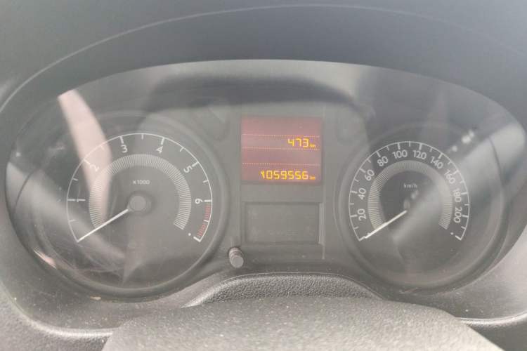 Used Peugeot 301 2016 1.6L Manual Comfort Edition Odometer Close Up