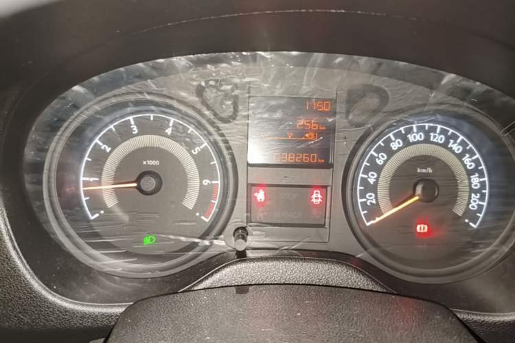 Used Peugeot 301 2016 1.6L Manual Comfort Edition Odometer Close Up