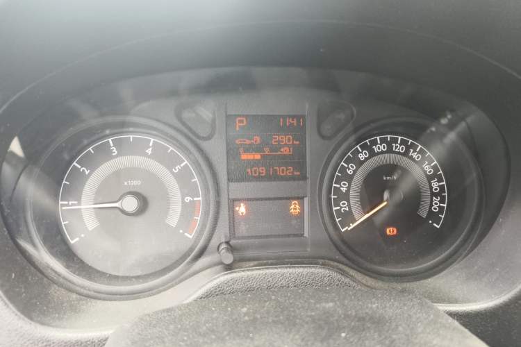 Used Peugeot 301 2016 1.6L Automatic Comfort Edition Odometer Close Up