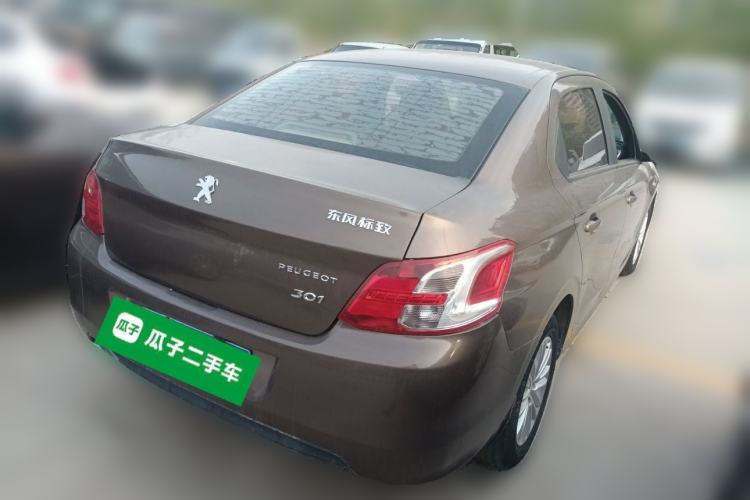 Used Peugeot 301 2016 1.6L Manual Comfort Edition Rear Right 45 Deg