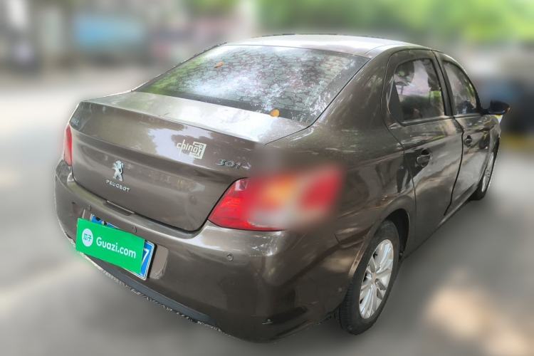 Used Peugeot 301 2016 1.6L Manual Comfort Edition Rear Right 45 Deg