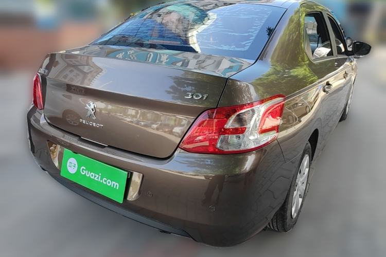 Used Peugeot 301 2016 1.6L Automatic Comfort Edition Rear Right 45 Deg