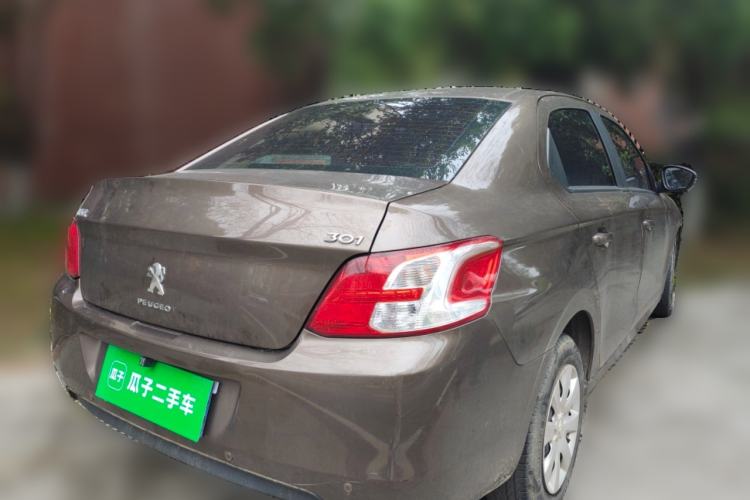 Used Peugeot 301 2016 1.6L Automatic Comfort Edition Rear Right 45 Deg