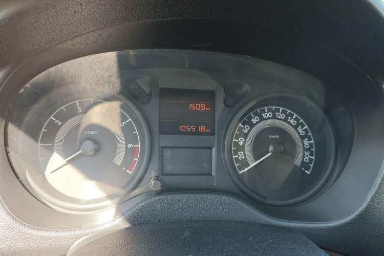 Used Peugeot 301 2016 1.6L Automatic Comfort Edition Odometer Close Up