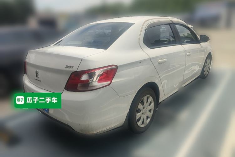 Used Peugeot 301 2016 1.6L Automatic Comfort Edition Rear Right 45 Deg