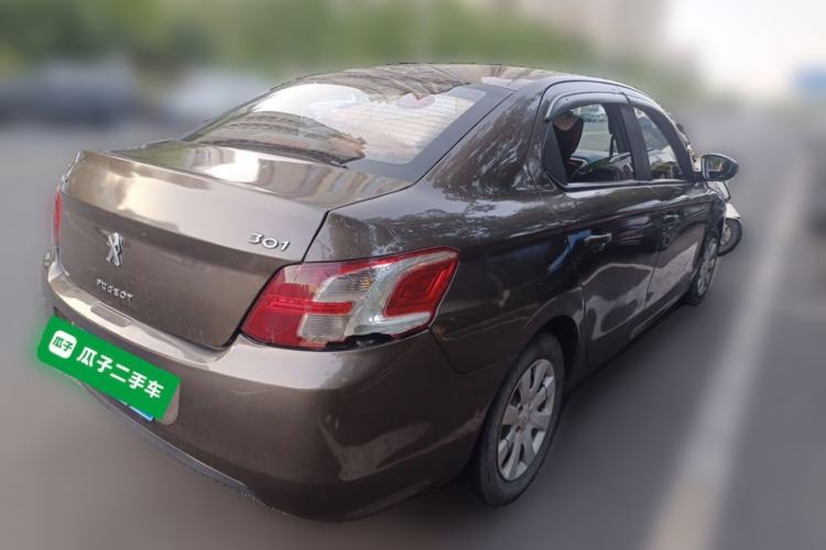 Used Peugeot 301 2016 1.6L Manual Comfort Edition Rear Right 45 Deg