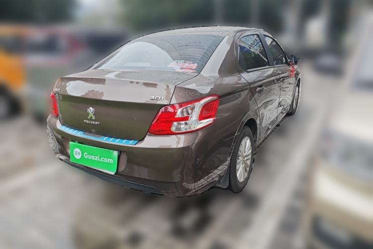 Used Peugeot 301 2016 1.6L Automatic Luxury Edition Rear Right 45 Deg
