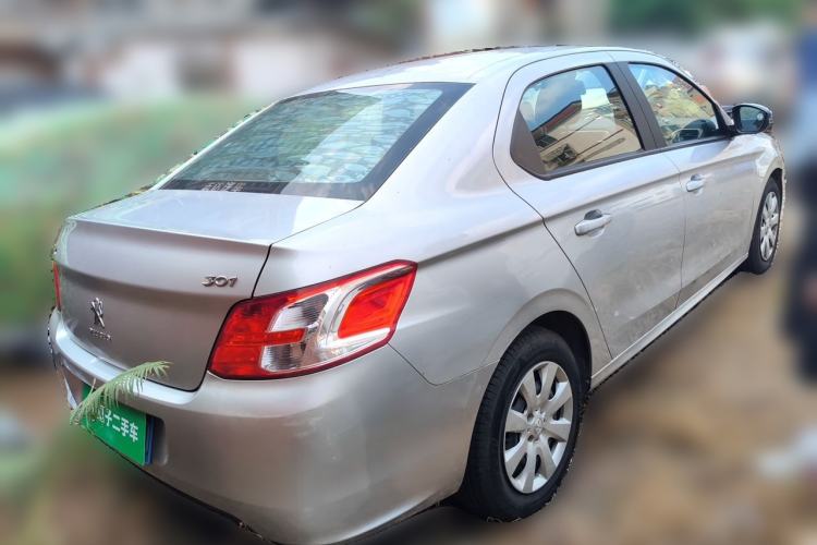 Used Peugeot 301 2016 1.6L Manual Comfort Edition Rear Right 45 Deg