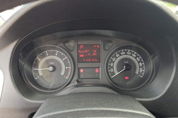 Used Peugeot 301 2016 1.6L Automatic Comfort Edition Instrument Cluster