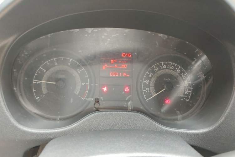 Used Peugeot 301 2016 1.6L Manual Comfort Edition Odometer Close Up