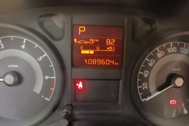 Used Peugeot 301 2016 1.6L Automatic Comfort Edition Odometer Close Up