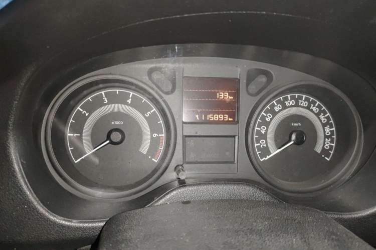 Used Peugeot 301 2016 1.6L Automatic Comfort Edition Odometer Close Up