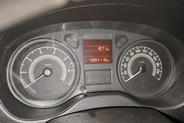 Used Peugeot 301 2016 1.6L Manual Comfort Edition Odometer Close Up