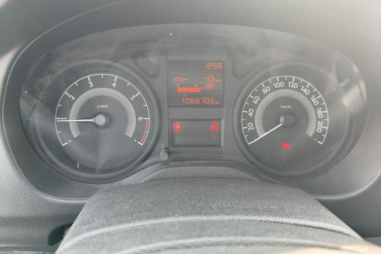 Used Peugeot 301 2016 1.6L Manual Comfort Edition Odometer Close Up