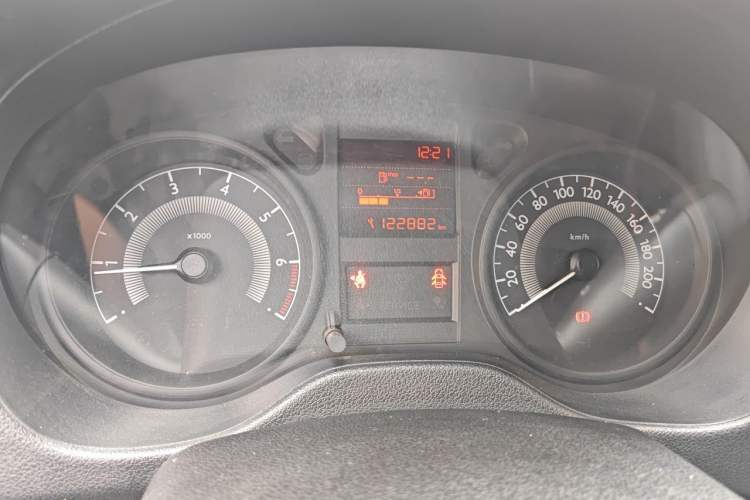Used Peugeot 301 2016 1.6L Manual Comfort Edition Odometer Close Up