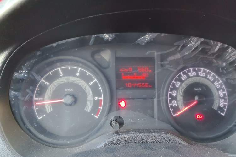 Used Peugeot 301 2016 1.6L Manual Comfort Edition Odometer Close Up
