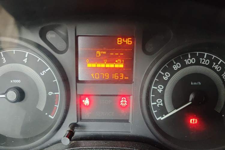 Used Peugeot 301 2016 1.6L Manual Comfort Edition Odometer Close Up