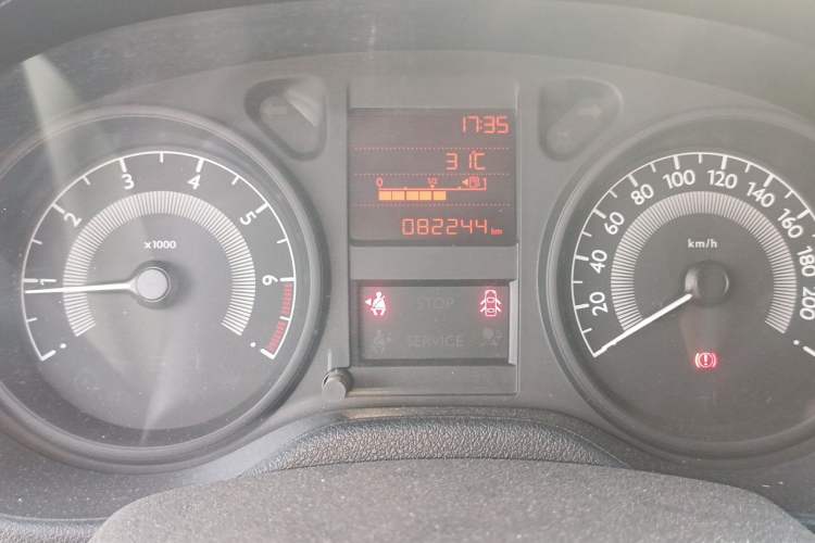 Used Peugeot 301 2016 1.6L Manual Happiness Edition Odometer Close Up