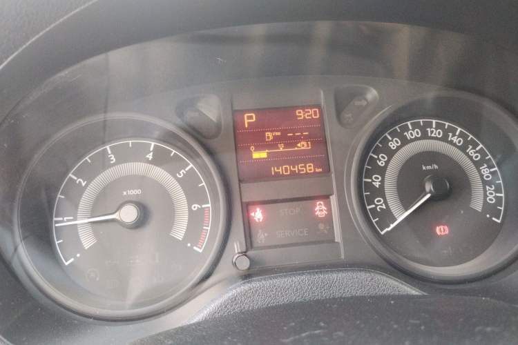 Used Peugeot 301 2016 1.6L Automatic Comfort Edition Odometer Close Up