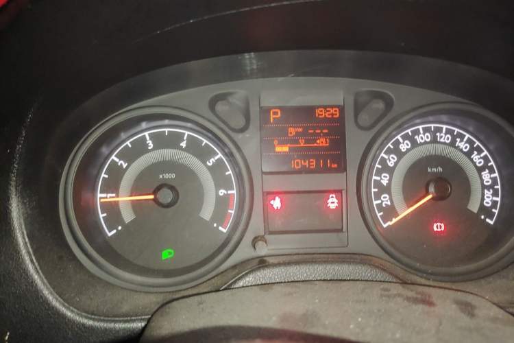 Used Peugeot 301 2016 1.6L Automatic Comfort Edition Odometer Close Up