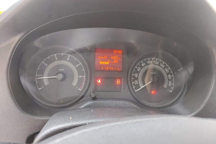 Used Peugeot 301 2016 1.6L Manual Comfort Edition Odometer Close Up