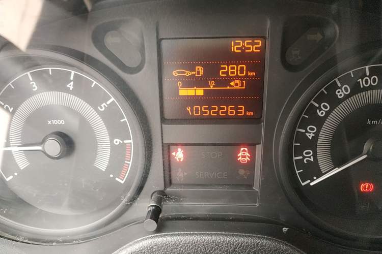Used Peugeot 301 2016 1.6L Manual Happiness Edition Odometer Close Up