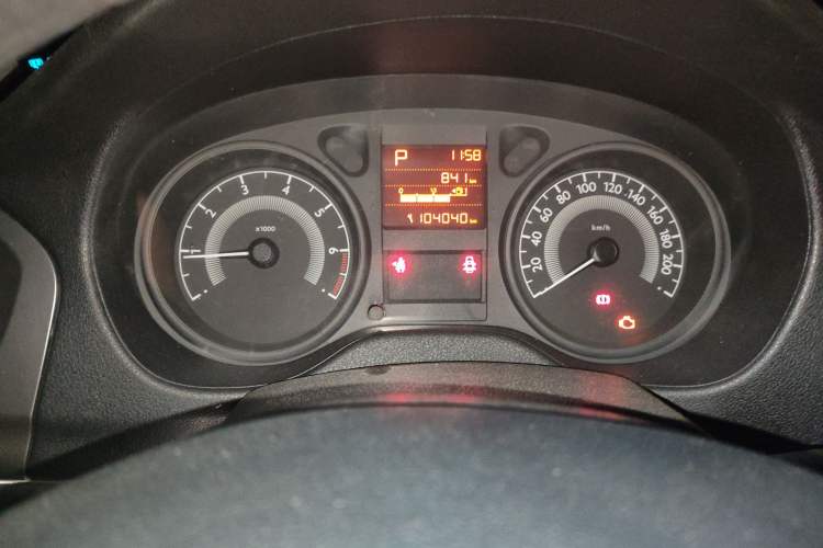 Used Peugeot 301 2016 1.6L Automatic Comfort Edition Odometer Close Up