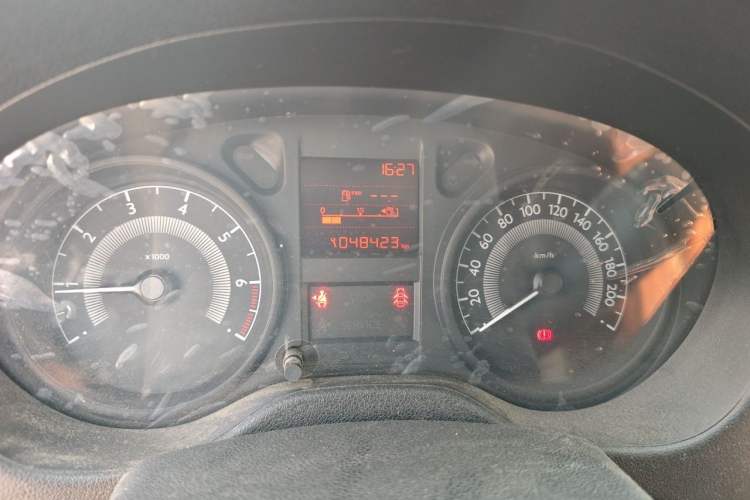 Used Peugeot 301 2016 1.6L Manual Comfort Edition Odometer Close Up