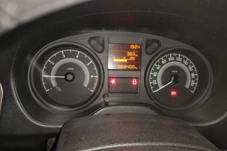 Used Peugeot 301 2016 1.6L Manual Happiness Edition Odometer Close Up