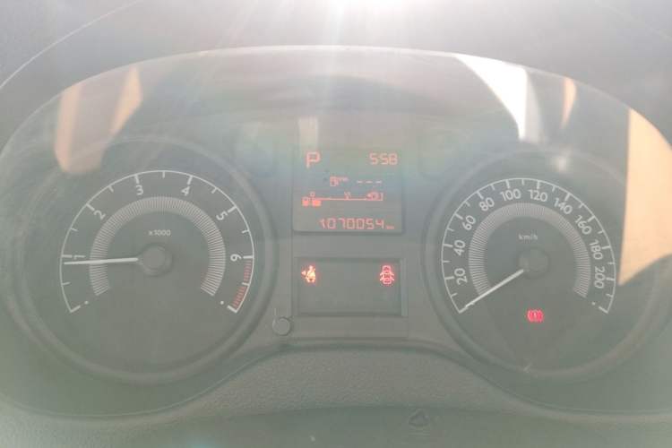 Used Peugeot 301 2016 1.6L Automatic Comfort Edition Odometer Close Up
