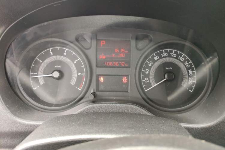 Used Peugeot 301 2016 1.6L Automatic Comfort Edition Odometer Close Up
