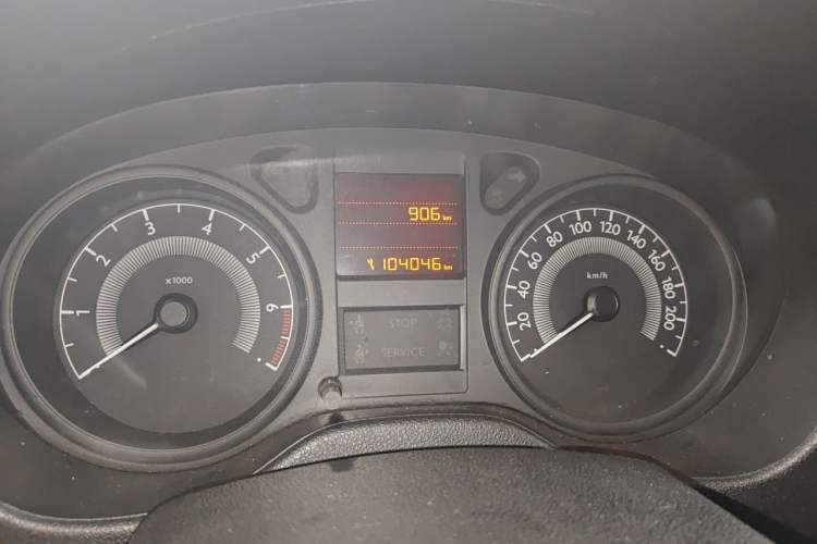 Used Peugeot 301 2016 1.6L Manual Comfort Edition Odometer Close Up