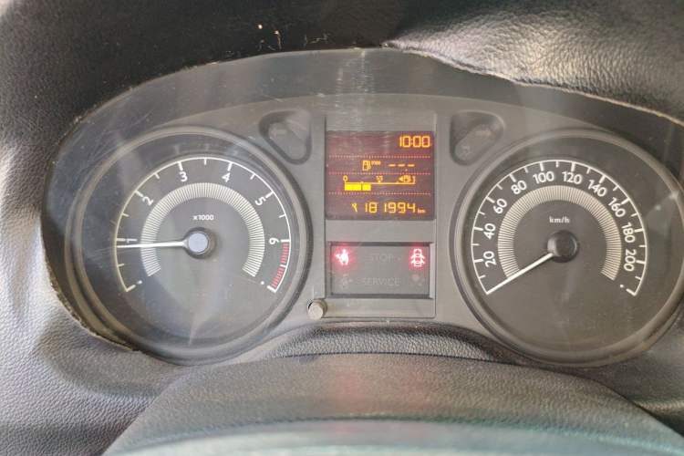 Used Peugeot 301 2016 1.6L Manual Comfort Edition Odometer Close Up