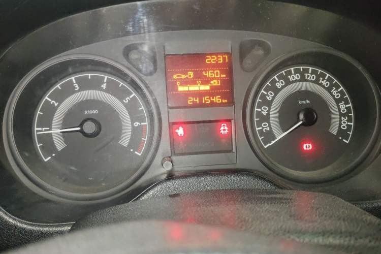 Used Peugeot 301 2016 1.6L Manual Happiness Edition Odometer Close Up