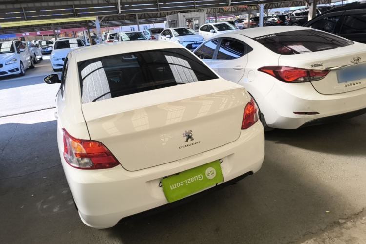 Used Peugeot 301 2016 1.6L Automatic Comfort Edition Rear Left 45 Deg