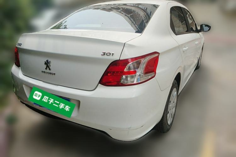 Used Peugeot 301 2016 1.6L Manual Comfort Edition Rear Right 45 Deg