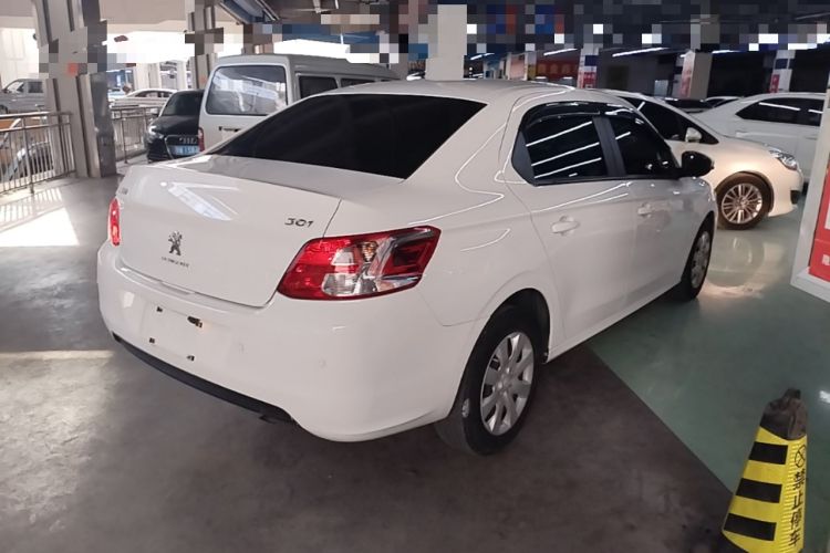 Used Peugeot 301 2016 1.6L Automatic Comfort Edition Rear Right 45 Deg