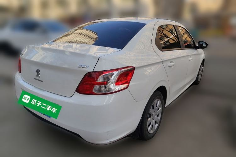 Used Peugeot 301 2016 1.6L Manual Comfort Edition Rear Right 45 Deg