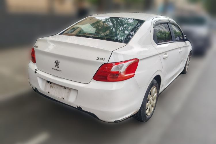 Used Peugeot 301 2016 1.6L Manual Comfort Edition Rear Right 45 Deg
