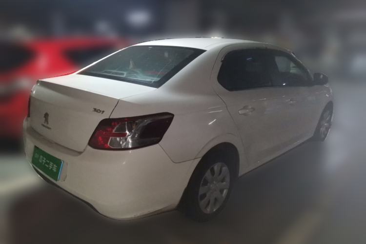 Used Peugeot 301 2016 1.6L Automatic Comfort Edition Rear Right 45 Deg
