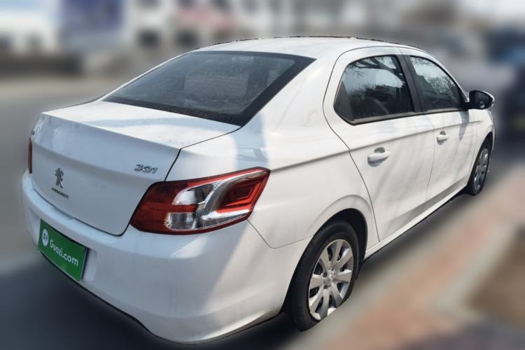 Used Peugeot 301 2016 1.6L Manual Comfort Edition Rear Right 45 Deg