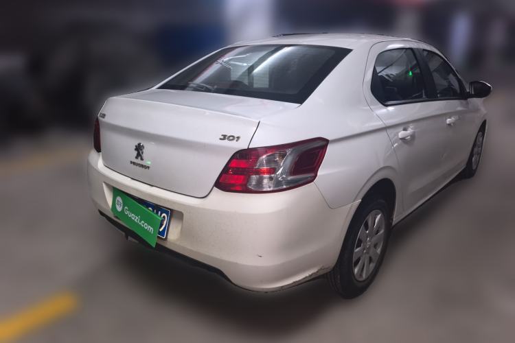 Used Peugeot 301 2016 1.6L Automatic Comfort Edition Rear Right 45 Deg