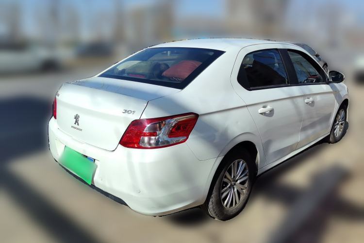 Used Peugeot 301 2016 1.6L Manual Comfort Edition Rear Right 45 Deg
