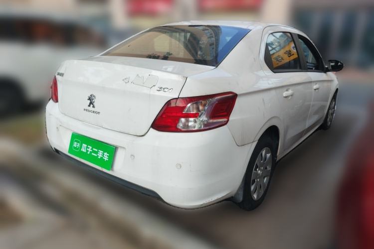 Used Peugeot 301 2016 1.6L Manual Comfort Edition Rear Right 45 Deg