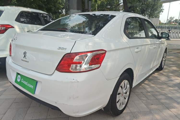 Used Peugeot 301 2016 1.6L Manual Comfort Edition Rear Right 45 Deg