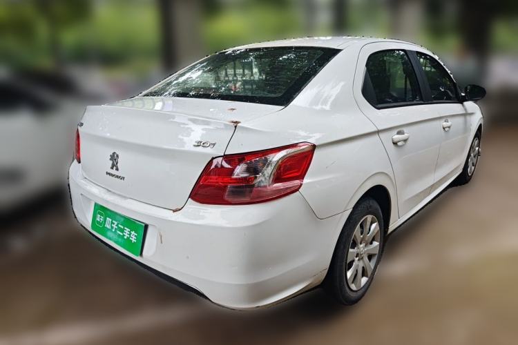 Used Peugeot 301 2016 1.6L Manual Comfort Edition Rear Right 45 Deg